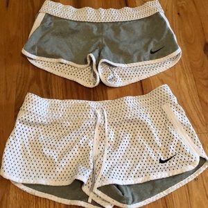 Women’s Nike mesh reversible shorts.